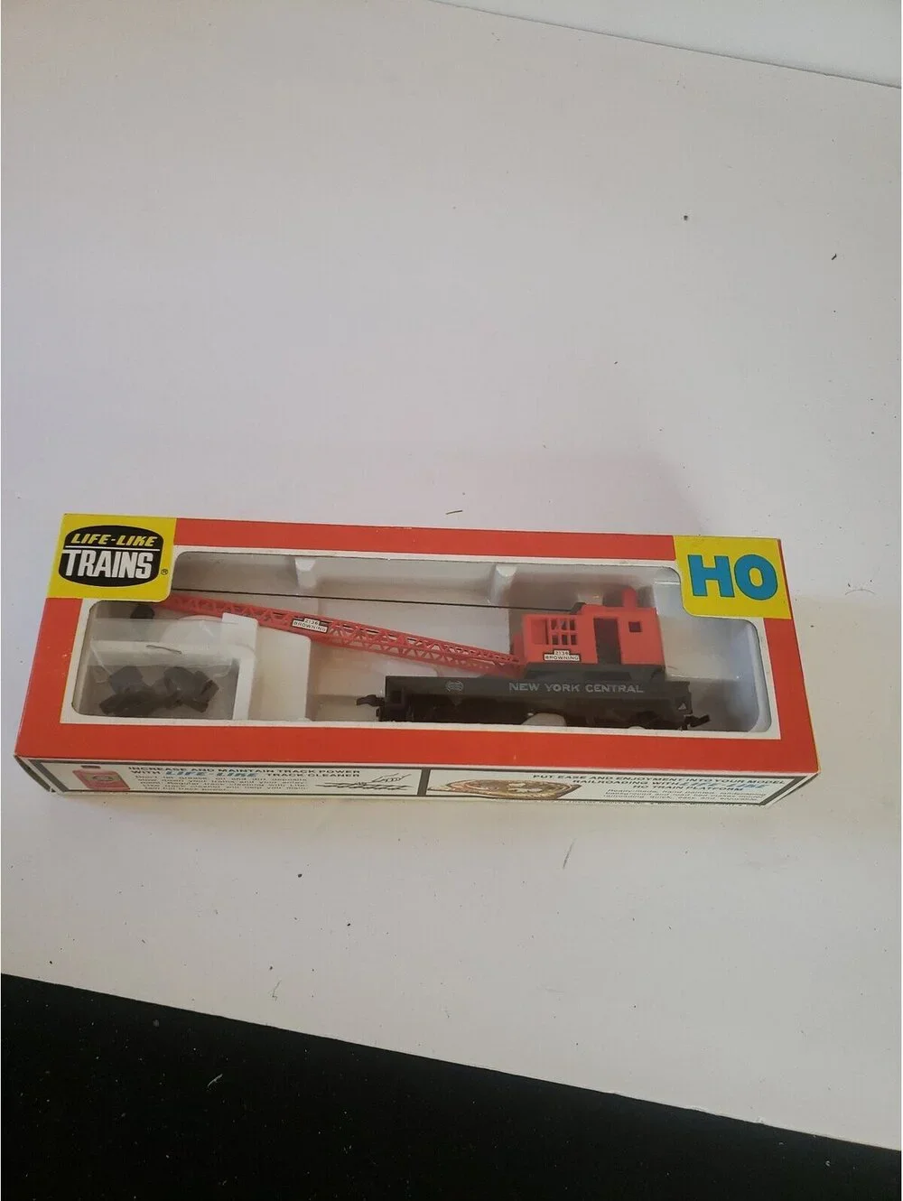 Life-Like Trains Crane Car #08582 in Box
